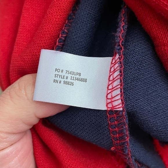 U.S. Polo Assn. Vibrant Red Polo with Navy Accents - Picture 7 of 11